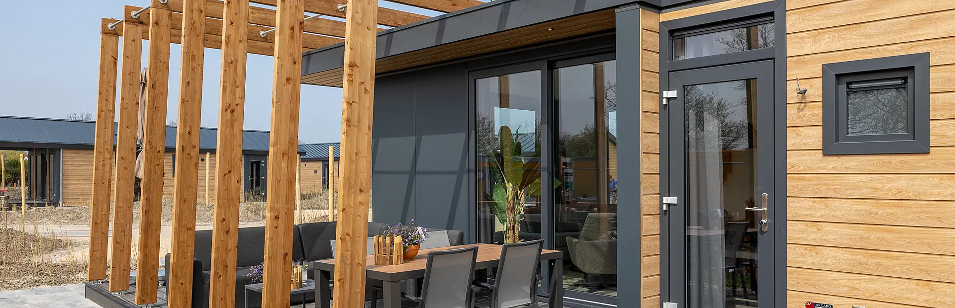 Chalets met terras